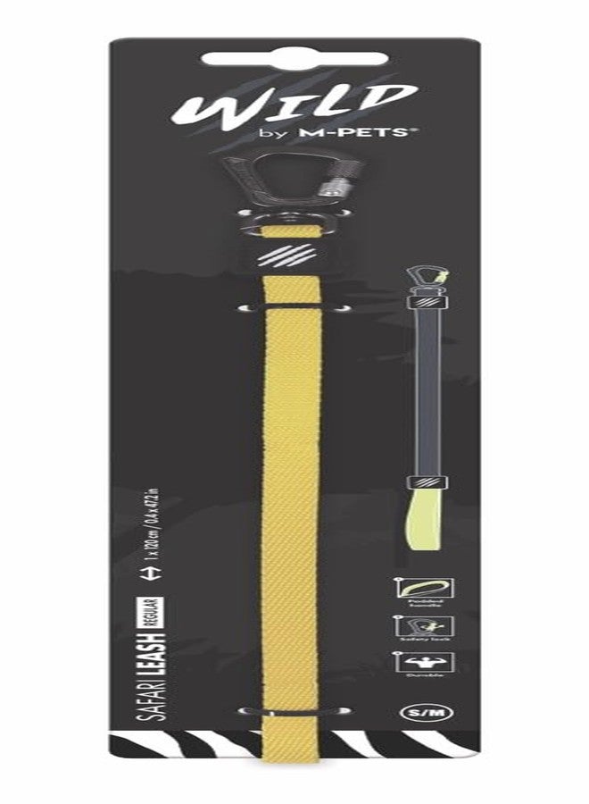 أم-بيتس طوق كلاب M-PETS Wild Safari للكلاب الصغيرة والمتوسطة، طوق متين للمشي في الهواء الطلق مزود بقفل أمان وإبزيم، مقبض ناعم ومريح لقبضة قوية، أنيق، للتدريب والمشي اليومي، صغير/متوسط - Image 1